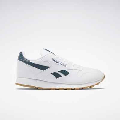 Reebok Men's Classic Leather Vegan Shoes White,US-64270